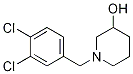 1-(3,4-dichlorobenzyl)piperidin-3-ol Struktur