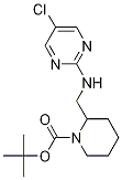 2-[(5-Chloro-pyrimidin-2-ylamino)-methyl]-piperidine-1-carboxylic acid tert-butyl ester Struktur