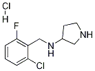 (2-Chloro-6-fluoro-benzyl)-pyrrolidin-3-yl-amine hydrochloride Struktur