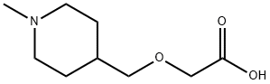 (1-Methyl-piperidin-4-ylMethoxy)-acetic acid Struktur