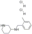 (2-Methyl-benzyl)-piperidin-3-yl-aMine hydrochloride hydrochloride Struktur