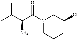 (S)-2-AMino-1-((S)-3-chloro-piperidin-1-yl)-3-Methyl-butan-1-one Struktur