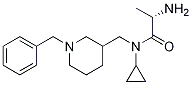 (S)-2-AMino-N-(1-benzyl-piperidin-3-ylMethyl)-N-cyclopropyl-propionaMide Struktur