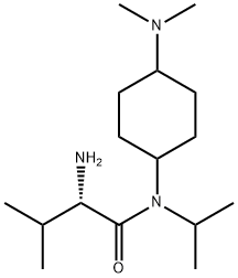 (S)-2-AMino-N-(4-diMethylaMino-cyclohexyl)-N-isopropyl-3-Methyl-butyraMide Struktur