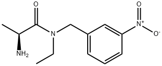 (S)-2-AMino-N-ethyl-N-(3-nitro-benzyl)-propionaMide Struktur