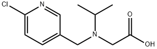 [(6-Chloro-pyridin-3-ylMethyl)-isopropyl-aMino]-acetic acid Struktur