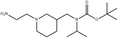 [1-(2-AMino-ethyl)-piperidin-3-ylMethyl]-isopropyl-carbaMic acid tert-butyl ester Struktur