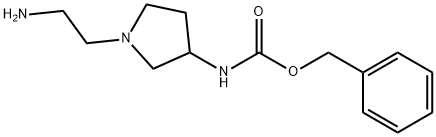 [1-(2-AMino-ethyl)-pyrrolidin-3-yl]
-carbaMic acid benzyl ester Struktur