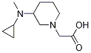 [3-(Cyclopropyl-Methyl-aMino)-piperidin-1-yl]-acetic acid Struktur