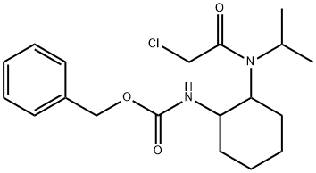 {2-[(2-Chloro-acetyl)-isopropyl-aMino]-cyclohexyl}-carbaMic acid benzyl ester Struktur