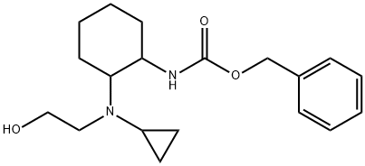 {2-[Cyclopropyl-(2-hydroxy-ethyl)-aMino]-cyclohexyl}-carbaMic acid benzyl ester Struktur