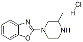 2-(3-Methyl-piperazin-1-yl)-benzooxazole hydrochloride Struktur