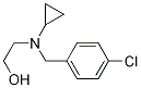 2-[(4-Chloro-benzyl)-cyclopropyl-aMino]-ethanol Struktur