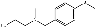 2-[Methyl-(4-Methylsulfanyl-benzyl)-aMino]-ethanol Struktur