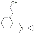 2-{2-[(Cyclopropyl-Methyl-aMino)-Methyl]-piperidin-1-yl}-ethanol Struktur