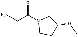 2-AMino-1-((R)-3-Methoxy-pyrrolidin-1-yl)-ethanone Struktur