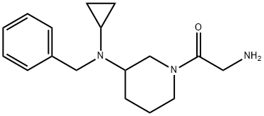 2-AMino-1-[3-(benzyl-cyclopropyl-aMino)-piperidin-1-yl]-ethanone Struktur