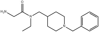 2-AMino-N-(1-benzyl-piperidin-4-ylMethyl)-N-ethyl-acetaMide Struktur