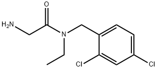 2-AMino-N-(2,4-dichloro-benzyl)-N-ethyl-acetaMide Struktur