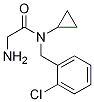 2-AMino-N-(2-chloro-benzyl)-N-cyclopropyl-acetaMide Struktur