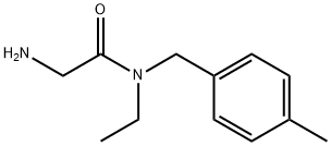 2-AMino-N-ethyl-N-(4-Methyl-benzyl)-acetaMide Struktur