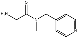 2-AMino-N-Methyl-N-pyridin-4-ylMethyl-acetaMide Struktur