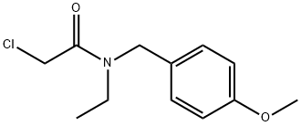 2-Chloro-N-ethyl-N-(4-Methoxy-benzyl)-acetaMide Struktur