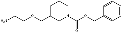 3-(2-AMino-ethoxyMethyl)-piperidine-1-carboxylic acid benzyl ester Struktur