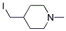 4-IodoMethyl-1-Methyl-piperidine Struktur