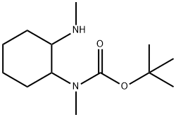 Methyl-(2-MethylaMino-cyclohexyl)-carbaMic acid tert-butyl ester Struktur