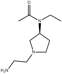 N-[(S)-1-(2-AMino-ethyl)-pyrrolidin-3-yl]-N-ethyl-acetaMide Struktur