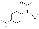 N-Cyclopropyl-N-(4-MethylaMino-cyclohexyl)-acetaMide Struktur