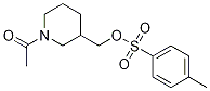 Toluene-4-sulfonic acid 1-acetyl-piperidin-3-ylMethyl ester Struktur