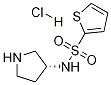 Thiophene-2-sulfonic acid (R)-pyrrolidin-3-ylamide hydrochloride Struktur