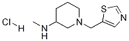 Methyl-(1-thiazol-5-ylmethyl-piperidin-3-yl)-amine hydrochloride Struktur