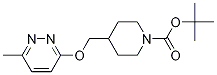 4-(6-Methyl-pyridazin-3-yloxymethyl)-piperidine-1-carboxylic acid tert-butyl ester Struktur