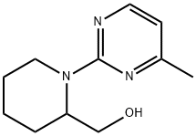 [1-(4-Methyl-pyrimidin-2-yl)-piperidin-2-yl]-methanol Struktur