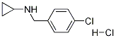 (4-Chloro-benzyl)-cyclopropyl-aMine hydrochloride Struktur