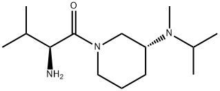 (S)-2-AMino-1-[(R)-3-(isopropyl-Methyl-aMino)-piperidin-1-yl]-3-Methyl-butan-1-one Struktur