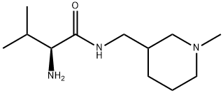 (S)-2-AMino-3-Methyl-N-(1-Methyl-piperidin-3-ylMethyl)-butyraMide Struktur