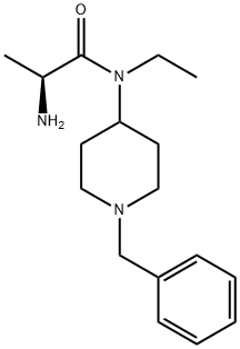 (S)-2-AMino-N-(1-benzyl-piperidin-4-yl)-N-ethyl-propionaMide Struktur