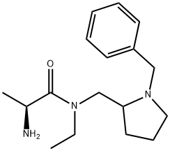 (S)-2-AMino-N-(1-benzyl-pyrrolidin-2-ylMethyl)-N-ethyl-propionaMide Struktur