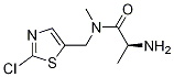 (S)-2-AMino-N-(2-chloro-thiazol-5-ylMethyl)-N-Methyl-propionaMide Struktur