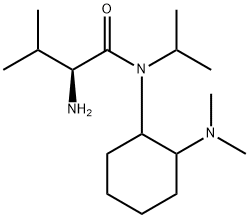 (S)-2-AMino-N-(2-diMethylaMino-cyclohexyl)-N-isopropyl-3-Methyl-butyraMide Struktur