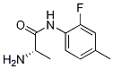 (S)-2-AMino-N-(2-fluoro-4-Methyl-phenyl)-propionaMide Struktur