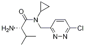 (S)-2-AMino-N-(6-chloro-pyridazin-3-ylMethyl)-N-cyclopropyl-3-Methyl-butyraMide Struktur