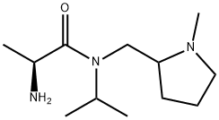 (S)-2-AMino-N-isopropyl-N-(1-Methyl-pyrrolidin-2-ylMethyl)-propionaMide Struktur