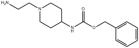 [1-(2-AMino-ethyl)-piperidin-4-yl]-carbaMic acid benzyl ester Struktur