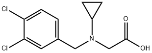 [Cyclopropyl-(3,4-dichloro-benzyl)-aMino]-acetic acid Struktur