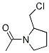 1-(2-ChloroMethyl-pyrrolidin-1-yl)-ethanone Struktur